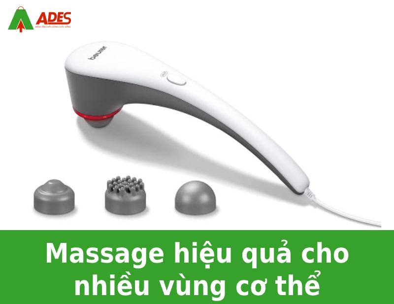 massage hieu qua cho nhieu vung co the Beurer MG55